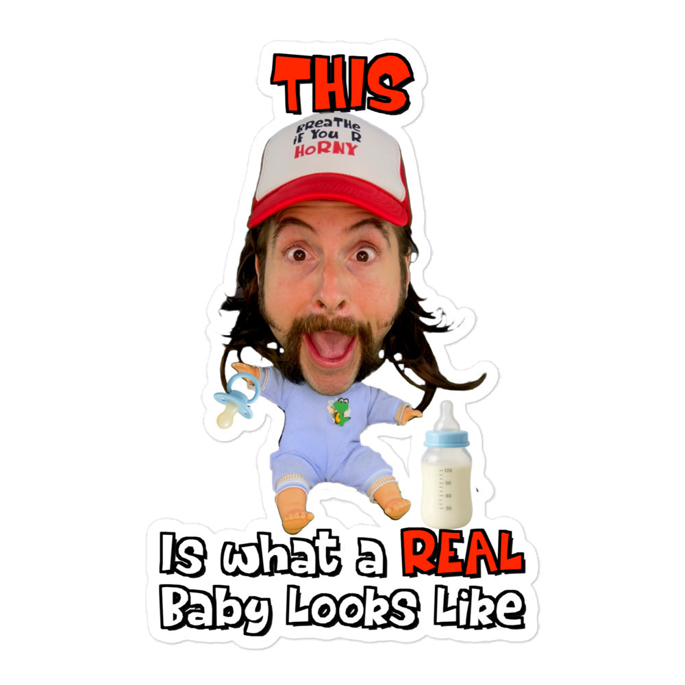 Florida Baby™ REAL Baby Bubble-free stickers