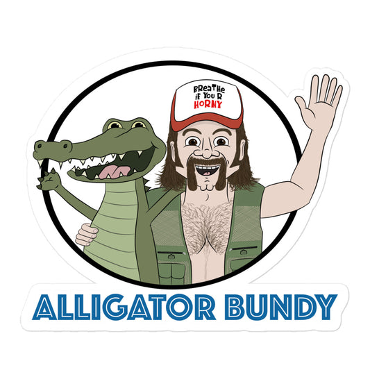 Alligator Bundy Logo Bubble-free stickers